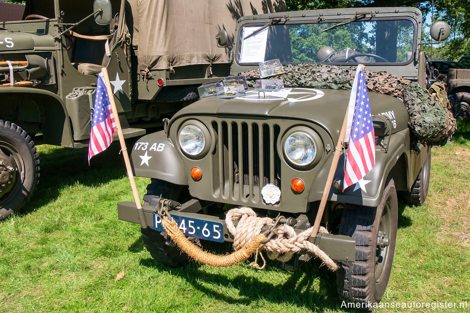 Jeep CJ-5 Swiss Army uit 1964